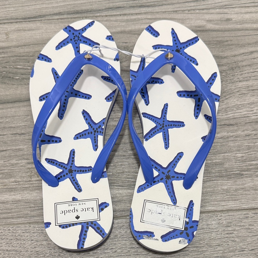 Kate Spade Blue Starfish Sandals